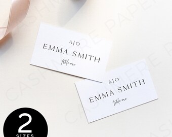 Printable Wedding Place Card With Meal Option, Place Card With Food Choice, Food Choice Place Card, Instant Digital Download, Templett