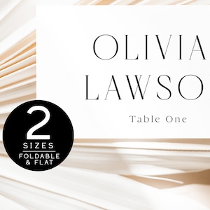 Place Card Indicators, Wedding Placecard Template With Food Option, Folded Table Name with Meal Icon Flat Cards Printable, Templett Download
