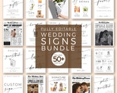 Wedding Signs Bundle Retro