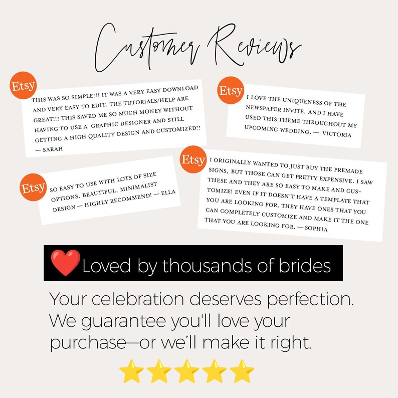 Modern Minimalist Wedding Signs Bundle, 80+ Reception Table Signs Set, Welcome, Drinks, Newspaper Editable Templates, DIY Printable Download image 4