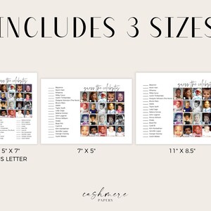 Celebrity Baby Names, Baby Celebrity Game, Guess The Celebrity, Baby Shower Activity, Instant Download, Guess Celebrity Baby, Who Is That Baby, Celebrity Name Game, Modern Baby Shower, Baby Shower Trivia, Gender Neutral, Digital Download, Fun Baby Shower Game
