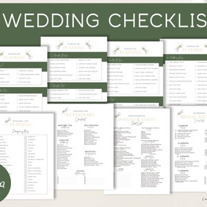 CANVA Wedding Planning Checklist, Weekend Itinerary Planner Printable Template, Editable Wedding Timeline Binder, Instant Digital Download