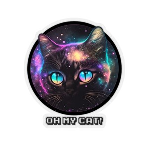 Oh Mijn Kat! | Cat | Sticker voor uw laptop | Koelkast | Waterflessen en meer