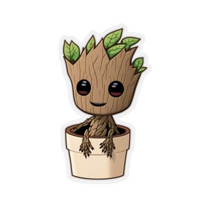 Little Groot | Sticker for Your Laptop | Fridge | Water Bottles and ...