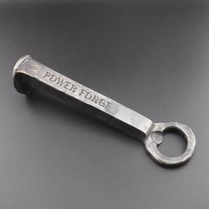 Custom Engraved Bottle Opener, Railroad Spike Bottle Opener, Gift Idea for Men, Blacksmith Forged Bottle Opener