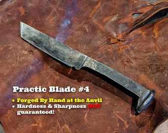 Railroad Spike Knife, Decorative Knife, Engraved Knife Handle, Blacksmith Forged Knife