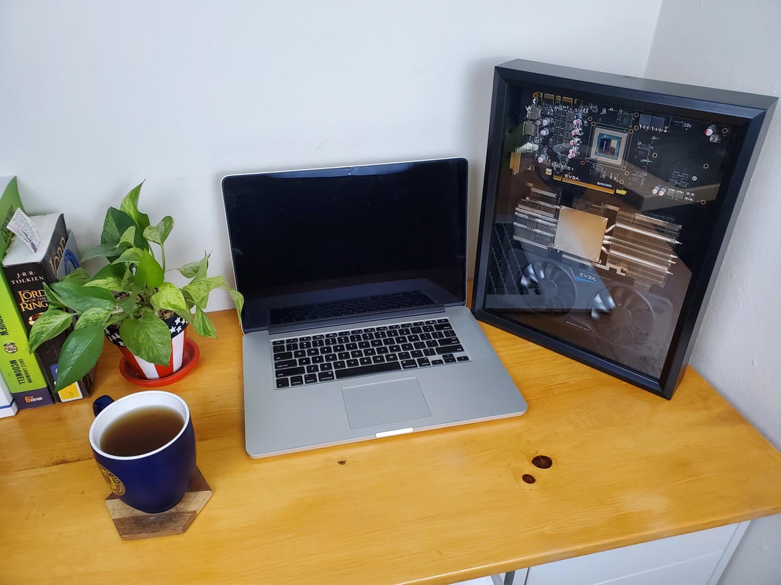 GTX-970 Disassembled GPU Wall Display Box – Unique Tech Art for Gamers ...