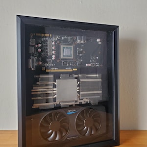 GTX-970 Disassembled GPU Wall Display Box – Unique Tech Art for Gamers ...