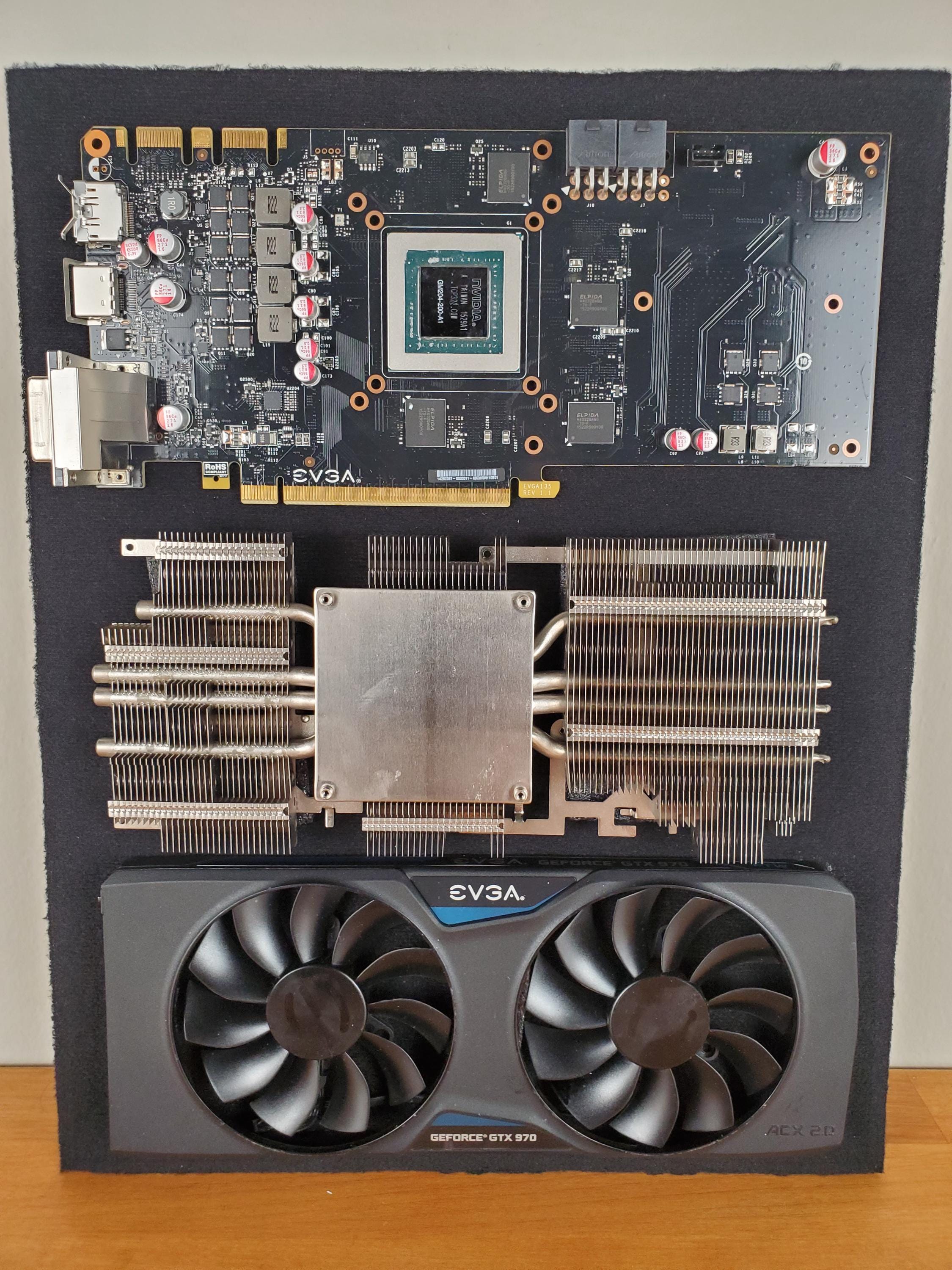 GTX-970 Disassembled GPU Wall Display Box – Unique Tech Art for Gamers ...