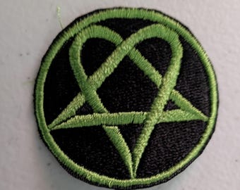Small Heartagram Sew-On patch