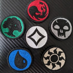 MtG Mana Patches zum aufnähen