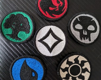 Parches de maná de Magic: The Gathering para coser