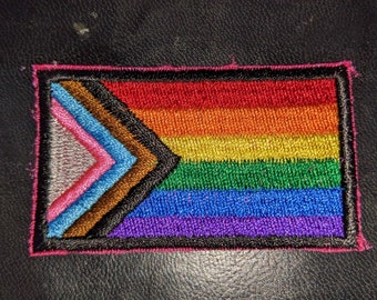 Progress Pride Flag Patch