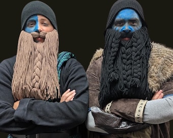 Handcrafted Yarn Beard Adult Cosplay Renfair costume
