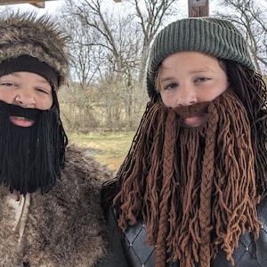 Handcrafted Yarn Beard: Adult Halloween Cosplay Costume