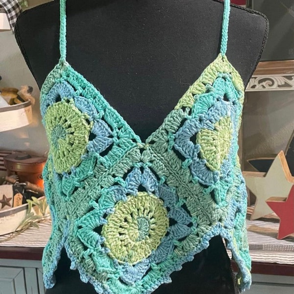 Boho Crochet Top - Etsy