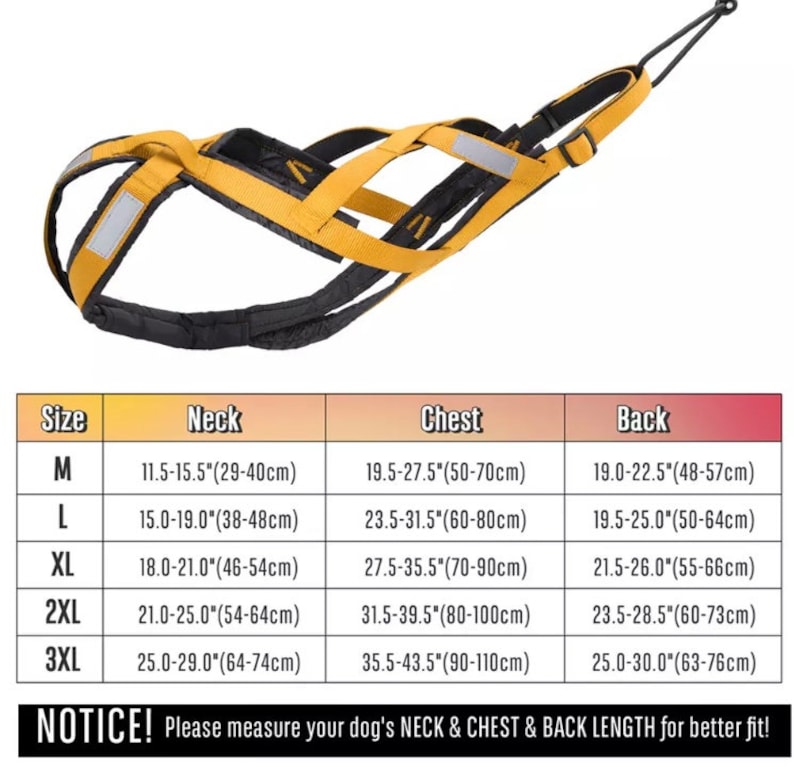 X Back Harness for Dog Bikejoring Skijoring Dog Sledding Etsy