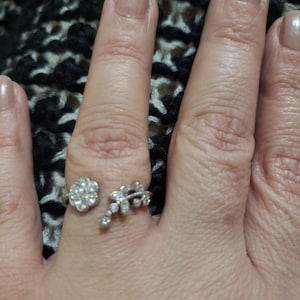 Sterling Silver Ring, Flower Leaf Ring, Flower Engagement Ring, Silver Leaf Ring, Women Wedding Ring, Nature Ring, 925 Sterling Silver Rings