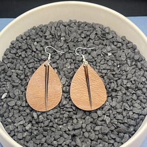 Teardrop Quill earrings