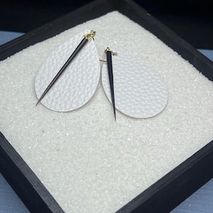 Teardrop Quill earrings