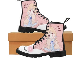 Kawaii Women's Canvas Boots