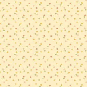 Free Spirit Sunlit floral fabric by AGF Studio for Art Gallery Fabrics - 70s style - Continuous Yardage