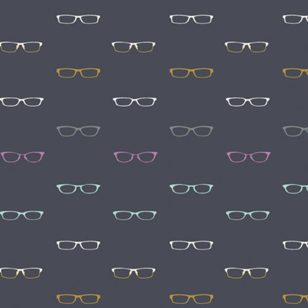 Hooked - Readers glasses fabric by Mister Domestic for Art Gallery Fabrics - Continuous Yardage