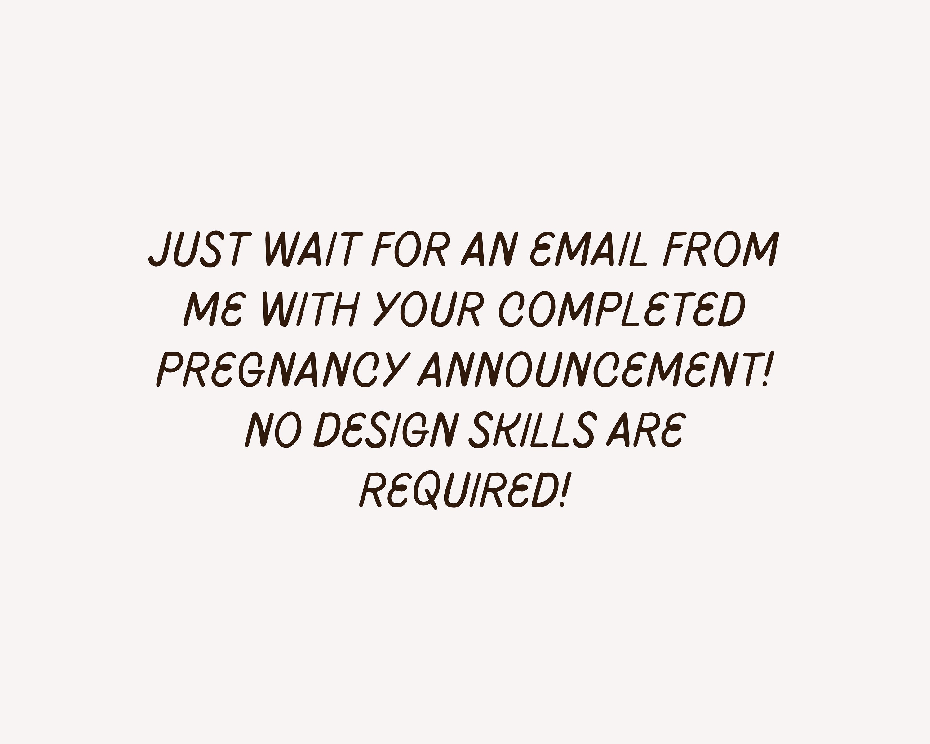 Digital Pregnancy Announcement / Gender Neutral Baby Announcement for