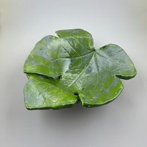 Ceramic Leaf Dish - Ceramic Leaf Bowl