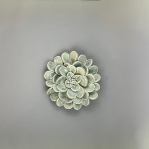 Handmade Ceramic Flower | Ceramic Flower Art | Ceramic Wall Flowers | Wall Hanging Flower | Mother&#39;s Day Gift | Elegant Decor | Châteaucore