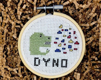 Bouldering Dyno PDF Cross Stitch Pattern