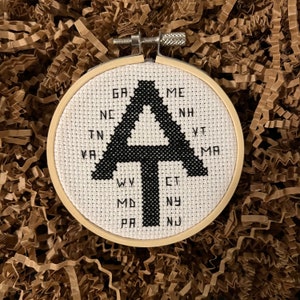 Appalachian Trail PDF Cross Stitch Pattern