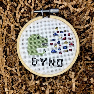 Bouldering Dyno PDF Cross Stitch Pattern