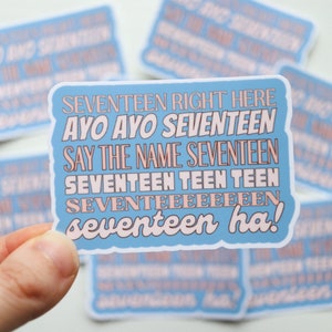 SVT Sticker - Seventeen Right Here
