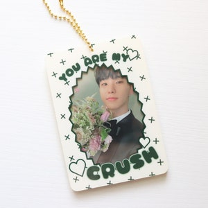 Kpop Photocard Holder Keychain - Crush