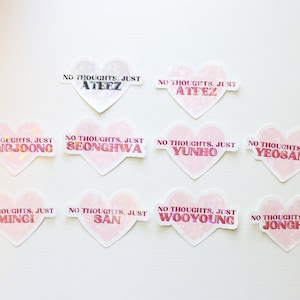 ATEEZ Sticker - No Thoughts, Just ATEEZ