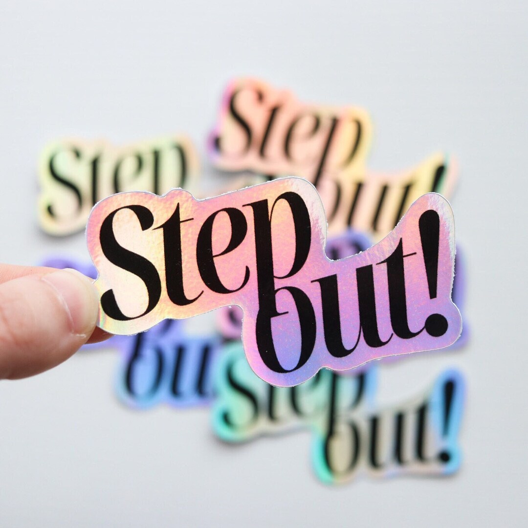 SKZ Holographic Sticker - Step Out! - Etsy