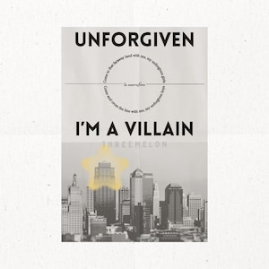 Impressão de parede digital sutil de Kpop da LSF - Unforgiven