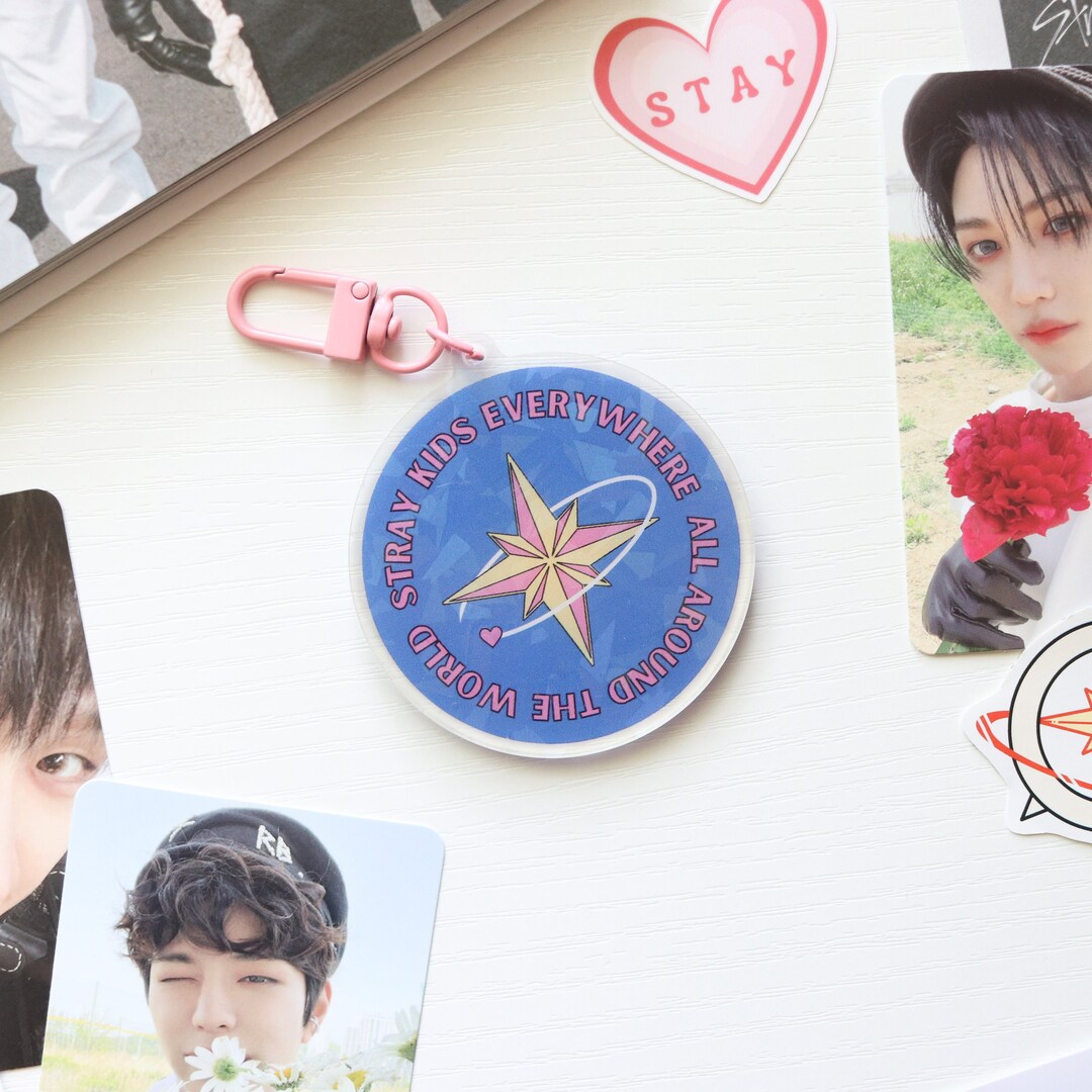 Stray Kids Acrylic Keychain Stray Kids Everywhere All Around the World ...