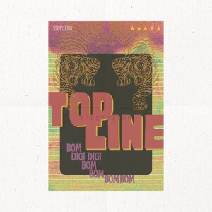 SKZ Subtle Digital Kpop Wall Print -  Topline