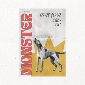 SVT Subtle Digital Kpop Wall Print -  Monster