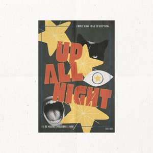 SKZ Subtle Digital Kpop Wall Print -  Up All Night