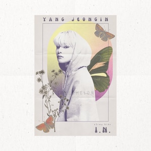 SKZ Subtle Digital Kpop Wall Print -  I.N.