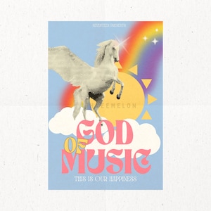 SVT Subtle Digital Kpop Wall Print -  God of Music