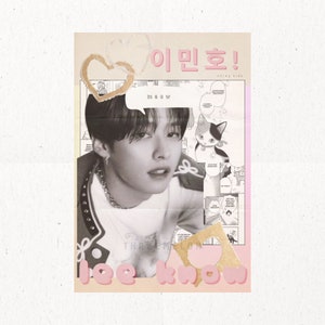 SKZ Subtle Digital Kpop Wall Print -  Lee Know