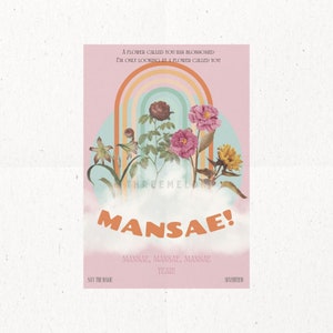 SVT Subtle Digital Kpop Wall Print -  Mansae