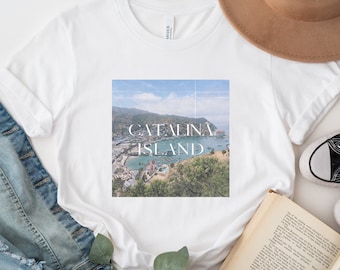 Catalina Island Bella Canvas T-Shirt, Retro Travel Souvenir