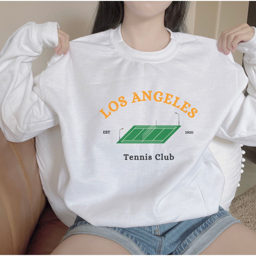 LA Tennis Sweatshirt, Tennis Shirt, Tennis Gifts Women, Tennis Shirts