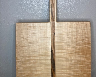 Curled and ambrosia maple pizza paddle