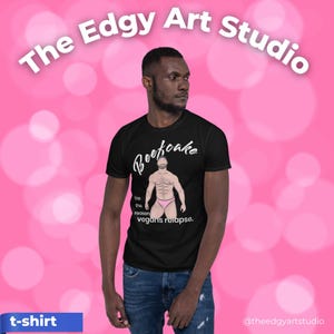 Sexy Beefcake t-shirt – I’m the Reason Vegans Relapse - Funny Gay Bear t-shirt - Muscle Daddy - Queer Pride Gift - Edgy tee-shirt